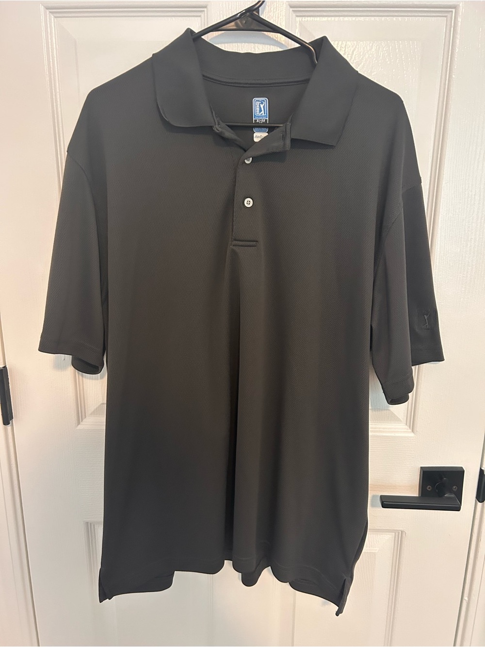 PGA Tour Black Men’s Golf Polo